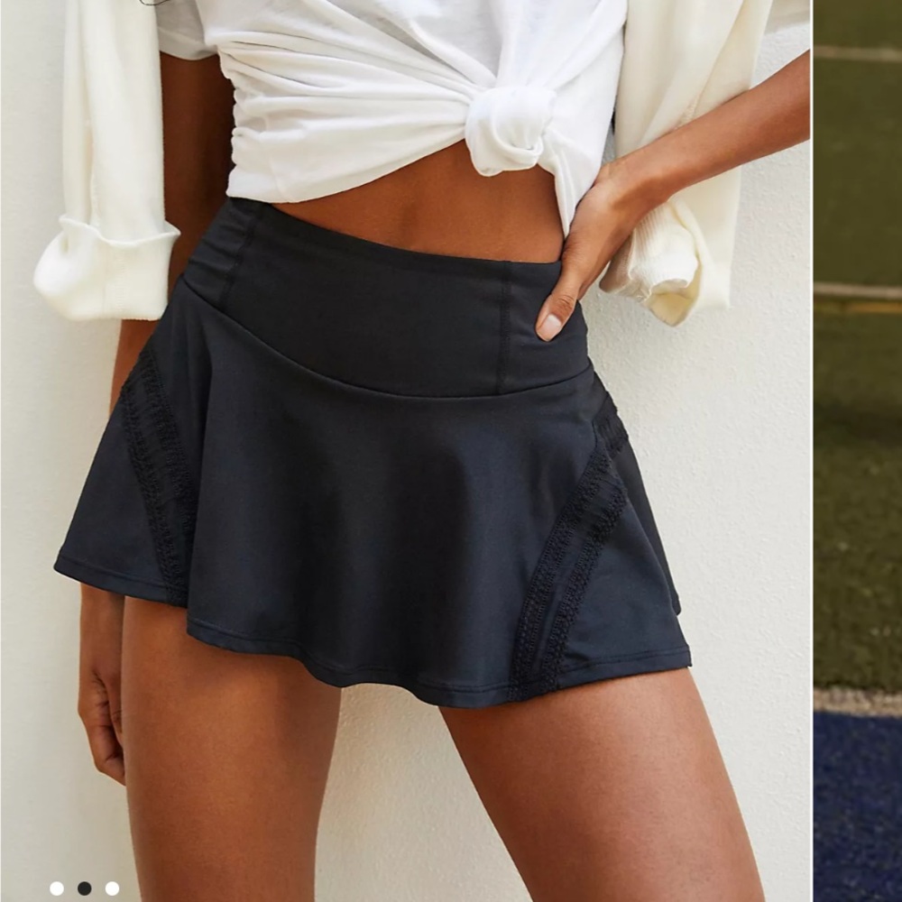 FP Movement by Free People Black Mini Skort